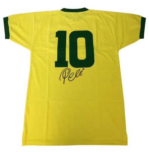 Pele Brazil Football Legend Signed Shirt