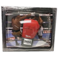 Anthony Joshua Boxing world champion signed boxing glove in dome frame COA AFTAL