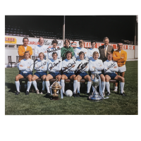 Derby County FC Division 1 Winners 1972 signed photo x7 McFarland etc