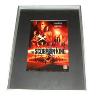 The Rock Dwayne Johnson The Scorpion King Autographed & Framed Photo 