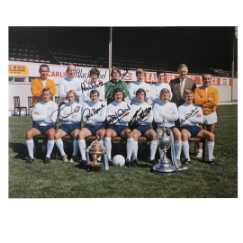Derby County FC Division 1 Winners 1972 signed photo x7 McFarland etc