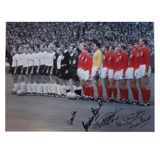 England World Cup 1966 Winners signed photo x5 